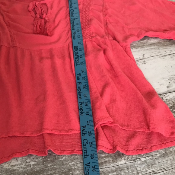 Amanda Green pink blouse size Large - Picture 12 of 16